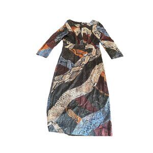 Women's Just Cavalli Dress. Colorful. Size 42 Or Medium Snake Print